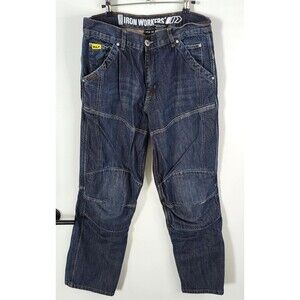 Bilt Iron Workers 0398 Lined Reinforced Dupont Kevlar Motorcycle Jeans 33x32